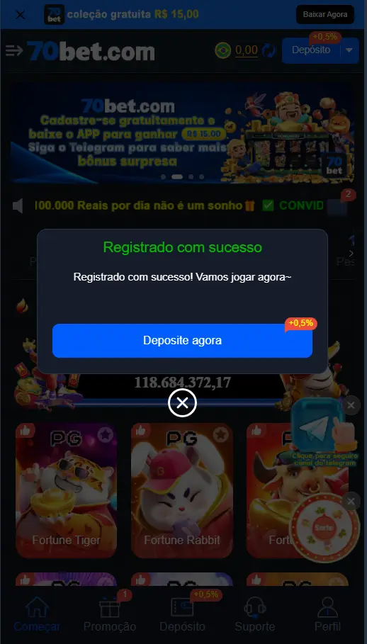 Confirmação final de registro