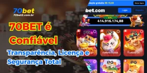 70BET é Confiável? Garantias de Segurança e Licença